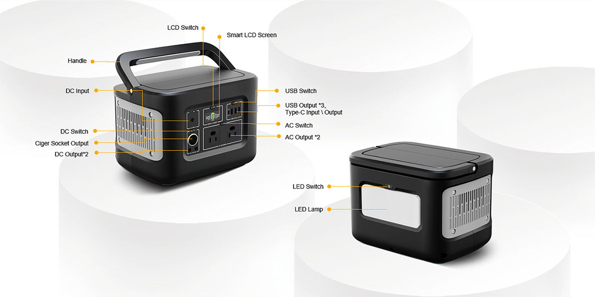 600W Residential Energy Storage Lithium Battery