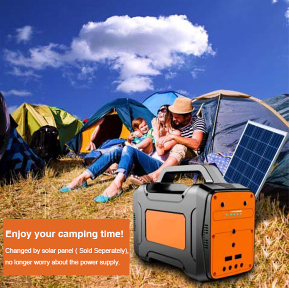 Ηλιακή γεννήτρια ασφαλείας 130W για φόρτιση έκτακτης ανάγκης
